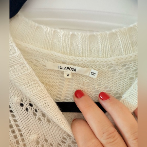 TULAROSA IVORY MANNY SWEATER - Picture 8 of 10